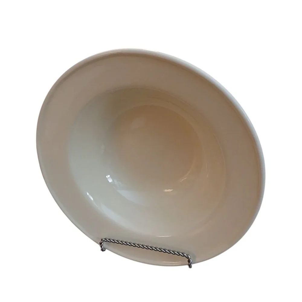 Crate & Barrel Porcelain White Soup Salad Pasta Serving Bowl 12